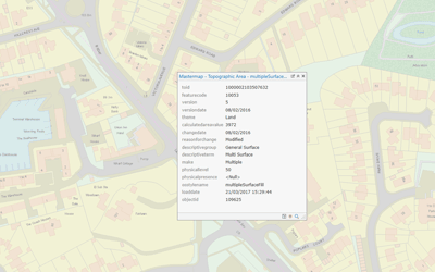 Map Data - MasterMap Topography Layer