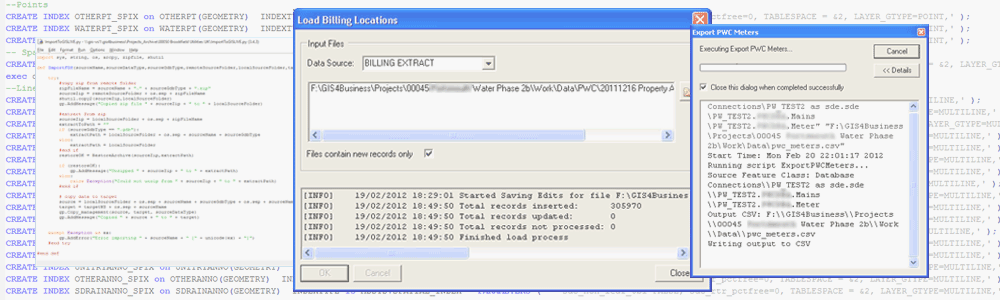 GIS Data Conversion and Loading