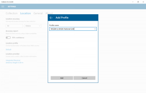 Collector for ArcGIS Location Settings