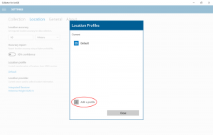 Collector for ArcGIS Location Settings